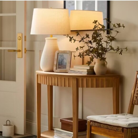 Threshold‎ designed with Studio McGee Ceramic Speckled Table Lamp NEW WITH TAG - Picture 1 of 6
